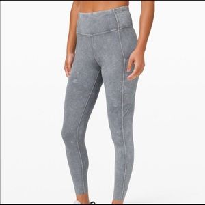 Lululemon Fast & Free Tight Blue Ice Dye